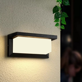 LED vanjska zidna svjetiljka, aluminij, vodootporna, za dvorište i vrt