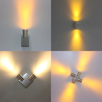 LED dvostrano zidna svjetiljka za TV pozadinu, moderan kreativni minimalistički dizajn za dnevni boravak, hodnik, spavaću sobu i hotelsku noćnu lampu
