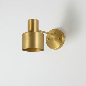 Bakrena stenska lampa, dansk-nordijski minimalistički stil za spavaću sobu, noćna lampica uz krevet i retro rasvjeta za ogledalo za šminku