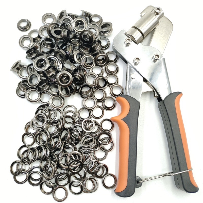 Σετ εργαλείων εγκατάστασης 10.5 mm eyelet/grommet, με πένσες, κατάλληλο για μουσαμά, ύφασμα και μεταλλικά eyelets