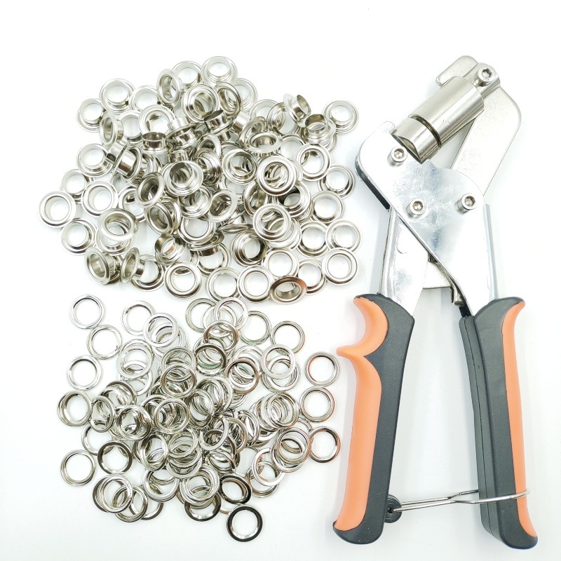 Σετ εργαλείων εγκατάστασης 10.5 mm eyelet/grommet, με πένσες, κατάλληλο για μουσαμά, ύφασμα και μεταλλικά eyelets