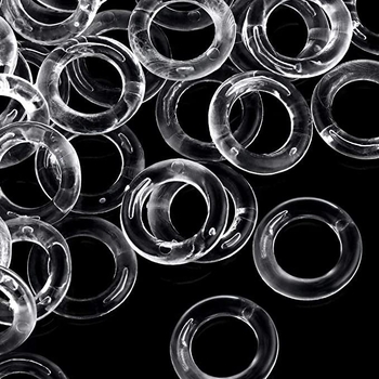 Set od 100 prozirnih 13 mm krugova za venezijske zavjese – dodaci za zavjese