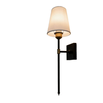 LED zidna lampa s bežičnim punjenjem i nosačem za punjenje, sjenilo od tkanine, regulabilna ambijentalna rasvjeta za spavaću sobu ili dnevni boravak