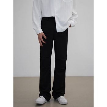 Nyári harém stílusú férfi nadrág, bokáig érő, drapírozott, slim-fit, casual elegáns nadrág