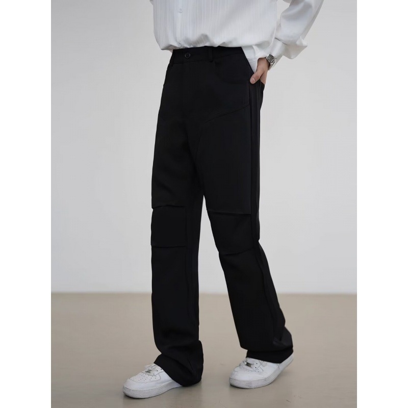 Nyári harém stílusú férfi nadrág, bokáig érő, drapírozott, slim-fit, casual elegáns nadrág