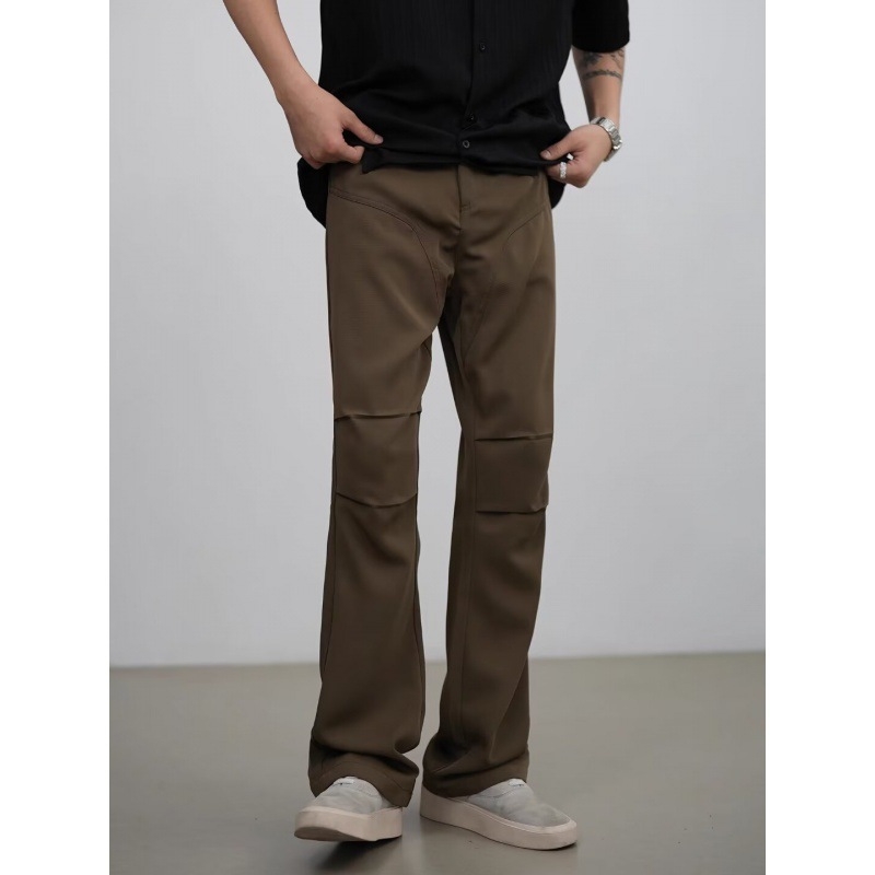 Nyári harém stílusú férfi nadrág, bokáig érő, drapírozott, slim-fit, casual elegáns nadrág