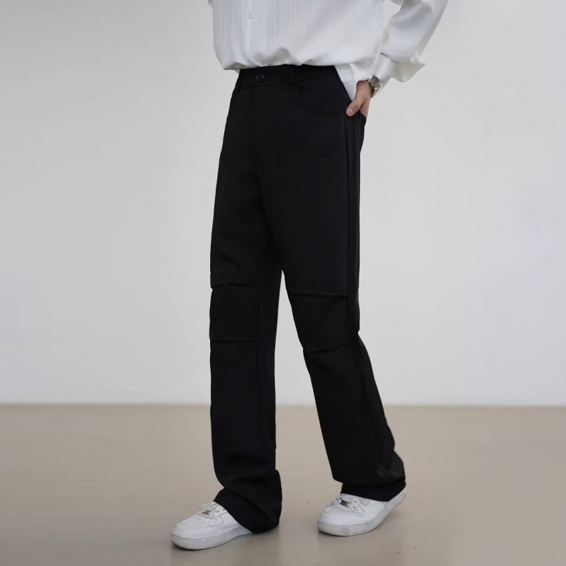 Nyári harém stílusú férfi nadrág, bokáig érő, drapírozott, slim-fit, casual elegáns nadrág