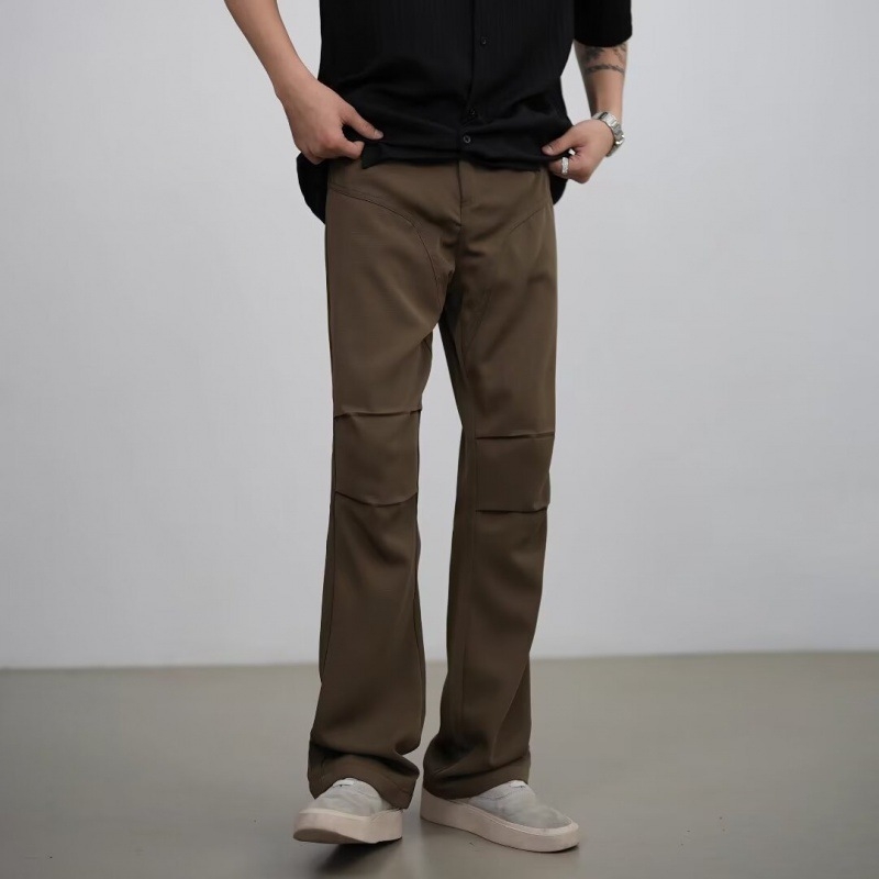 Nyári harém stílusú férfi nadrág, bokáig érő, drapírozott, slim-fit, casual elegáns nadrág