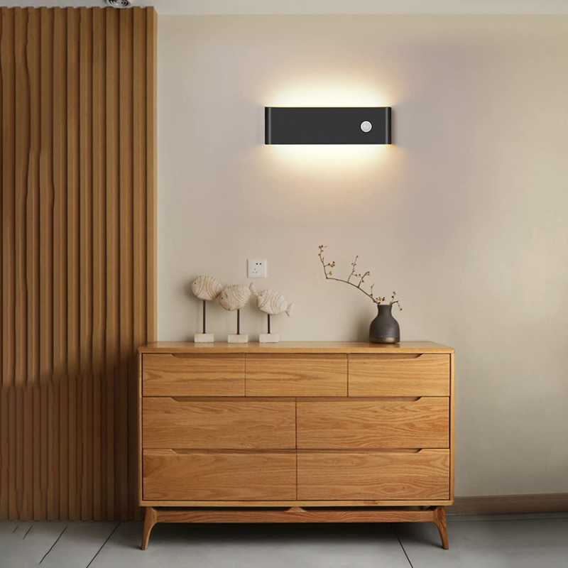 Senzorska zidna svjetiljka za hotelski hodnik, aluminij, moderni minimalistički stil, LED