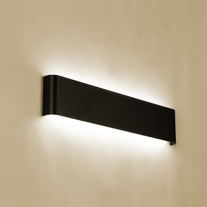 Moderna minimalistička LED zidna svjetiljka od aluminija za spavaću sobu, dnevni boravak, hodnik i stepenice