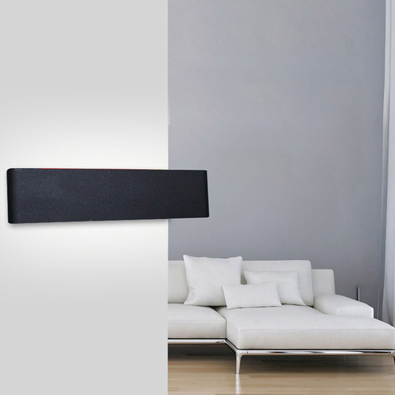 Moderna minimalistička LED zidna svjetiljka od aluminija za spavaću sobu, dnevni boravak, hodnik i stepenice