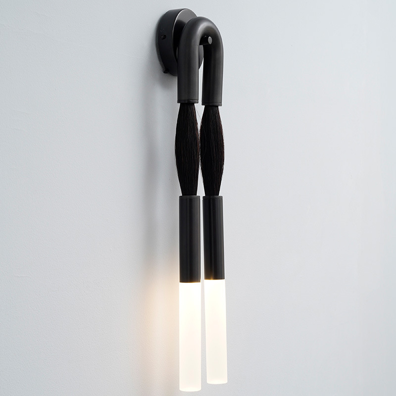 LED zidna lampa s kolonom svjetla u obliku resice, pogodna za dnevni boravak, blagovaonicu, ured i spavaću sobu.