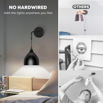 Zidna svjetiljka u modernom minimalističkom stilu, diskretan luksuz, za dnevni boravak, pozadinsku stijenu, balkon i uz krevet u spavaćoj sobi