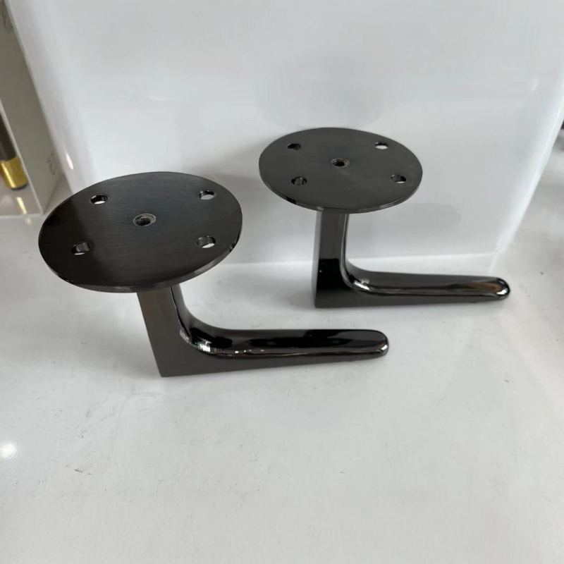 Noge za sofa od aluminijske legure s otvorima, noge namještaja za sofu, krevet, stolić za kavu i ormar, visina 12 cm