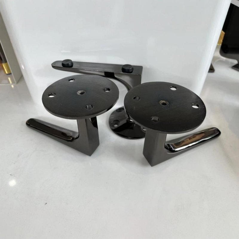 Noge za sofa od aluminijske legure s otvorima, noge namještaja za sofu, krevet, stolić za kavu i ormar, visina 12 cm