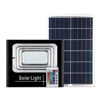 Solarna RGB flood svjetiljka za vanjski dvorište — osvjetljenje za drveće i šarena zidna vrtna svjetiljka