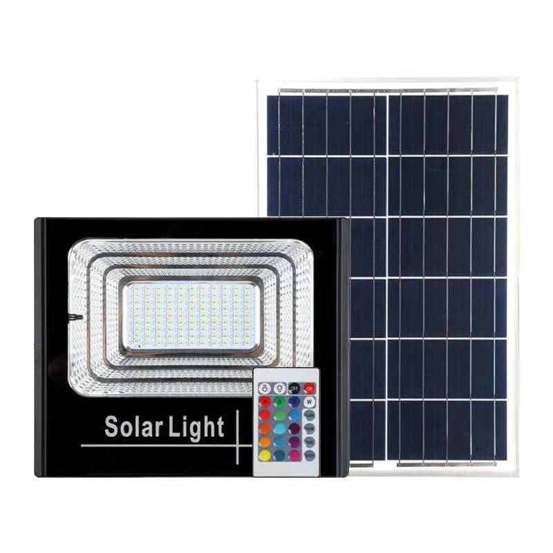 Solarna RGB flood svjetiljka za vanjski dvorište — osvjetljenje za drveće i šarena zidna vrtna svjetiljka