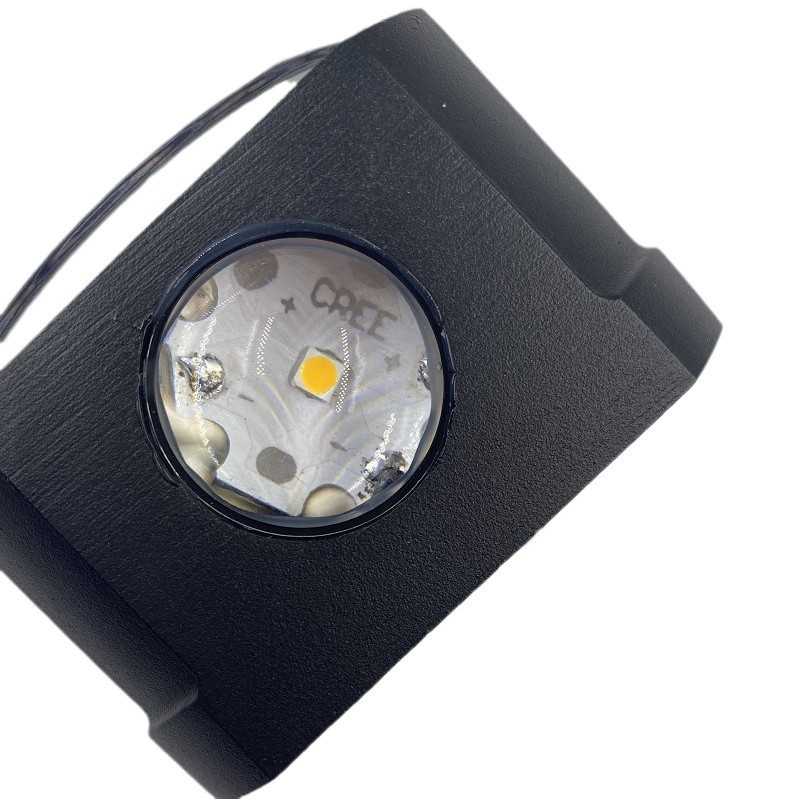 LED minimalistna zidna svjetiljka za vanjske i unutarnje zidove, s osvjetljenjem prema gore i dolje, pogodna za dvorište i balkon