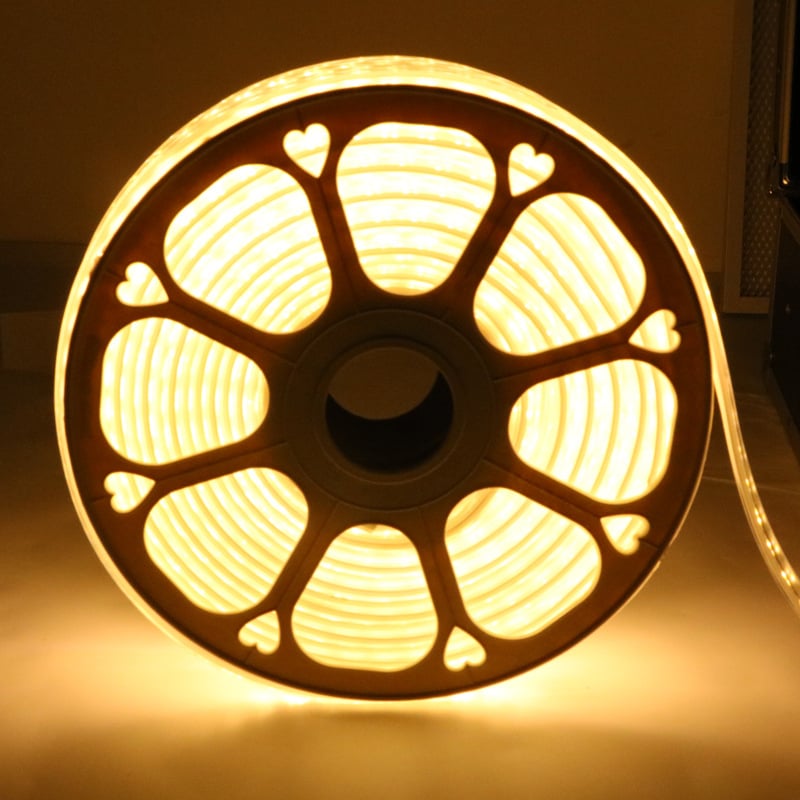 LED traka 5730, 120 LED, vanjska vodootporna, 220V, dvostruka red, stropni LED trak