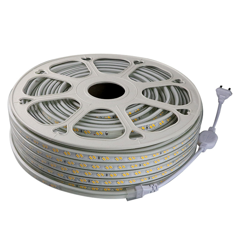 LED traka 5730, 120 LED, vanjska vodootporna, 220V, dvostruka red, stropni LED trak