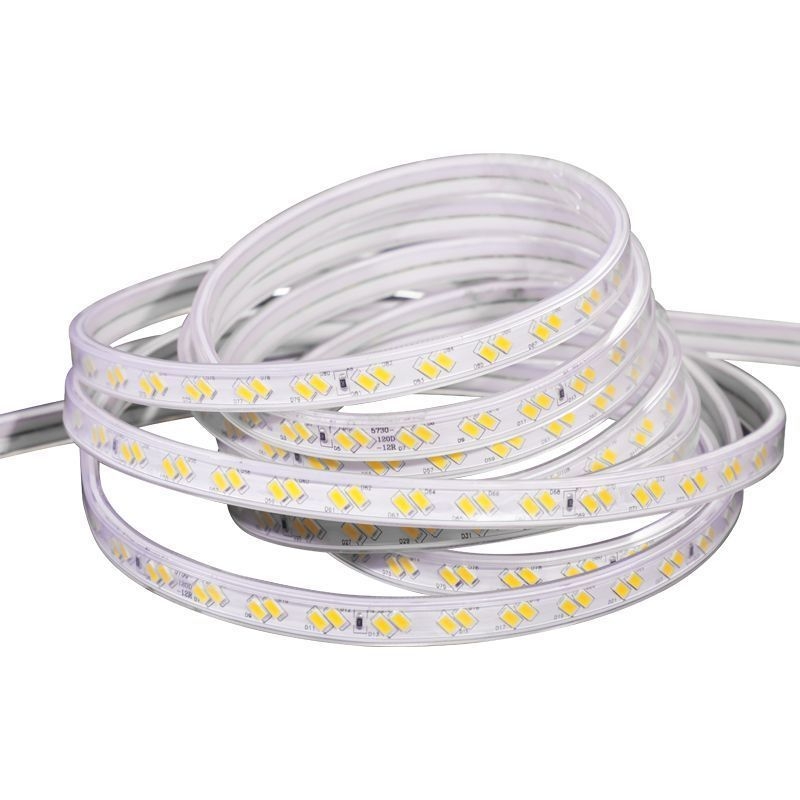 220V LED ταινία με 320 LED, πέντε σειρές, διακοσμητικό φωτιστικό οροφής για εσωτερική χρήση, λευκό/θερμό λευκό/ουδέτερο λευκό και πολλών χρωμάτων, αδιάβροχη