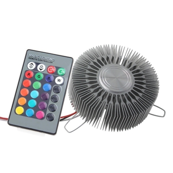 LED zidna svjetiljka za spavaću sobu, aluminij, 3W, RGB, dizajn sa suncokretom