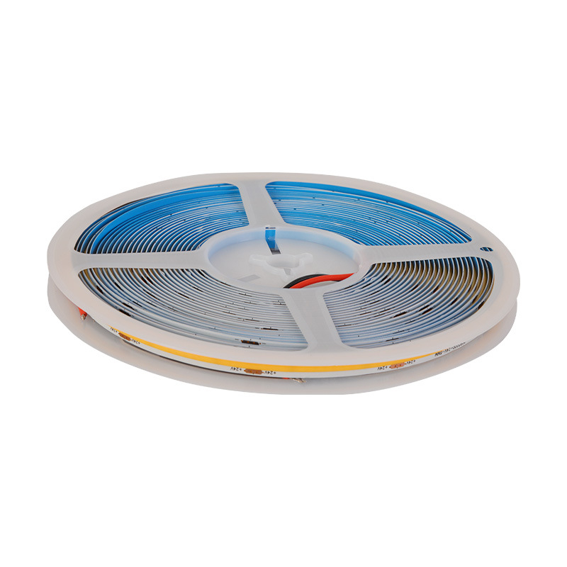 Niskonaponska COB LED traka, 12V/24V, samoljepljiva silikonska linearna rasvjeta za unutarnje osvjetljenje dnevnog boravka