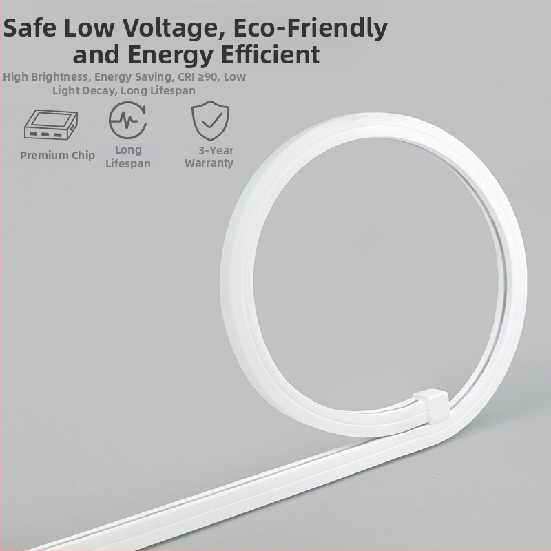 IP68 silikónová LED páska Neon, 24V nízkeho napätia, vodotesné RGB svetlo pre vodné efekty v bazéne