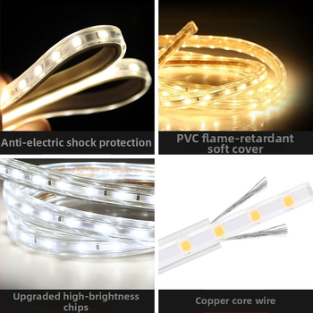 LED pás pre strop - RGB zmena farieb, ultra jasný, vodotesný pre vonkajšie použitie, LED moduly v jednoradovom alebo dvojradovom
