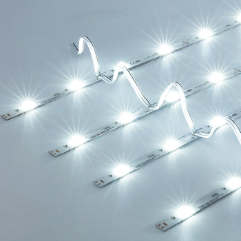 LED traka 24V s difuznim refleksijskim odrazom za reklamno svjetlosno kućište, s lećom i mekanom folijom za rasvjetu stropa