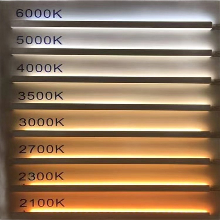 LED traka 4 mm toplo bijela, 5V, 60 LED, 2835 SMD, dimabilno ambijentalno osvjetljenje za garderobe