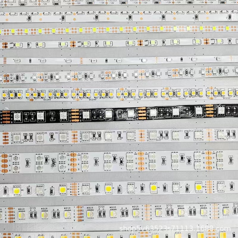 LED traka 4 mm toplo bijela, 5V, 60 LED, 2835 SMD, dimabilno ambijentalno osvjetljenje za garderobe