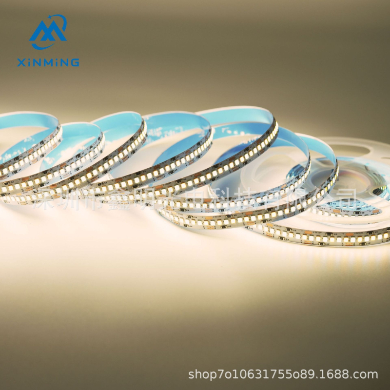 Dvobojna LED traka s 240 LED diodama, 24V DC, regulirano osvjetljenje, unutarnja montaža u strop, 120° snop, 16W/m, 2835 čipovi