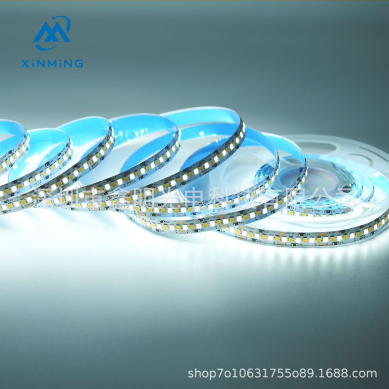 Dvobojna LED traka s 240 LED diodama, 24V DC, regulirano osvjetljenje, unutarnja montaža u strop, 120° snop, 16W/m, 2835 čipovi