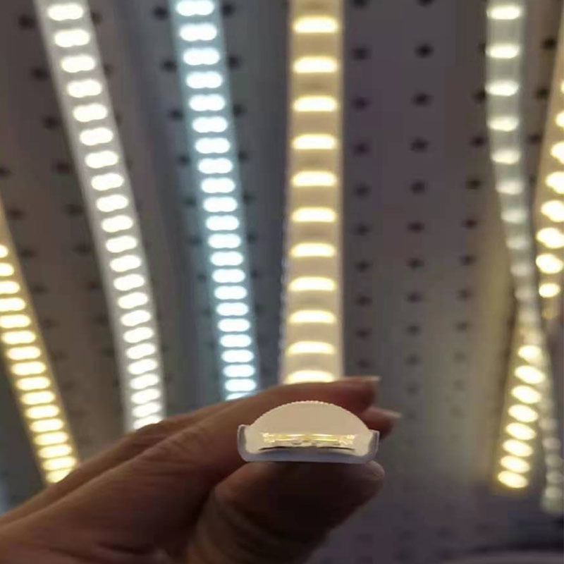 2835 dvostruka LED traka bez žice, dužine 20 cm, rezanje na jednu sekciju, zakrivljena površina, visoka svjetlost, vodootporna za unutarnje i vanjske dekoracije