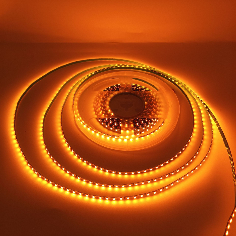 2835 zlatnožuta LED traka, niskonaponski 12V/24V, visoka svjetlina, 120/180/240 LED