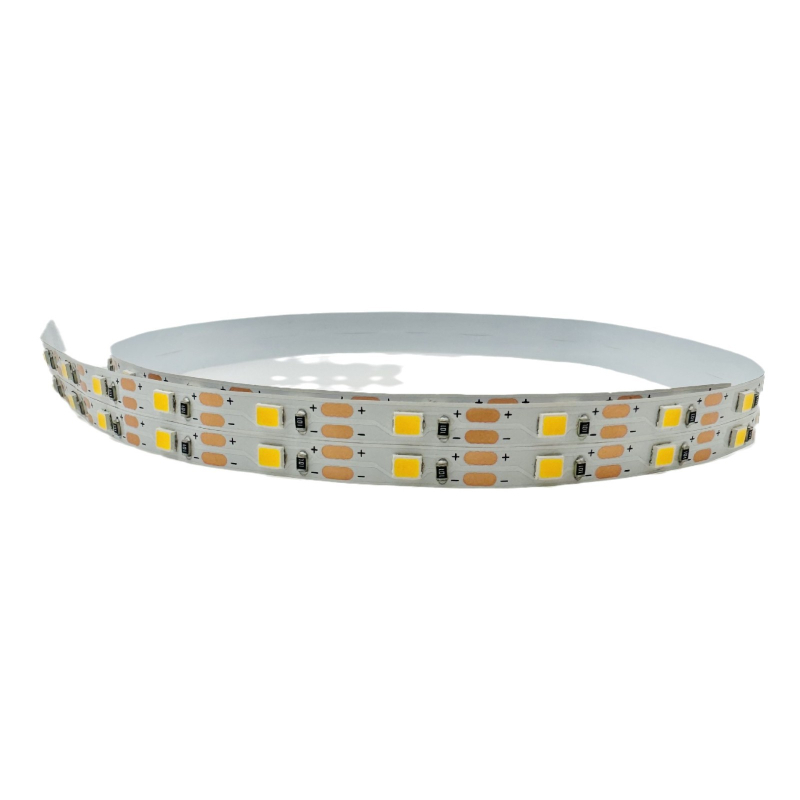 LED 2835 jednobojna topla bijela, 60 LED po metru, može se rezati na svaki LED, širina 5 mm, 5V, fleksibilni svjetlosni trak za ručne radove