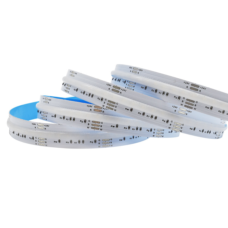 24V RGBW COB LED traka za vitrinu – 896 LED, atmosferično osvjetljenje, 16W, podesivo, 120° kut osvjetljenja