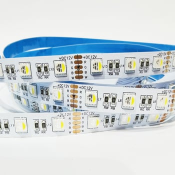 5050 RGBW 4-u-1 niskonaponska LED traka, samoljepljiva, fleksibilna, promjena boje, meka svjetlost
