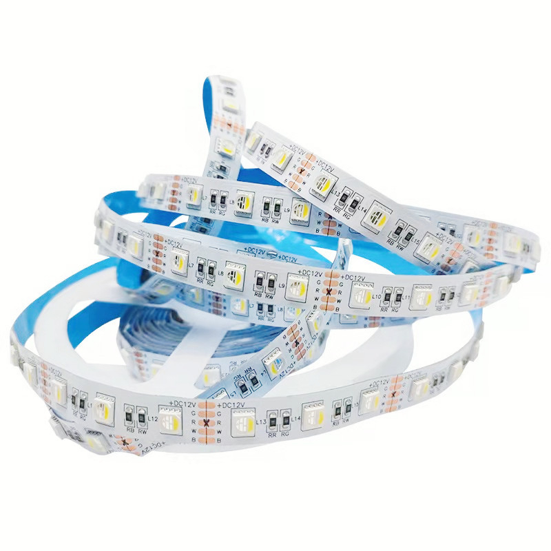 5050 RGBW 4-u-1 niskonaponska LED traka, samoljepljiva, fleksibilna, promjena boje, meka svjetlost