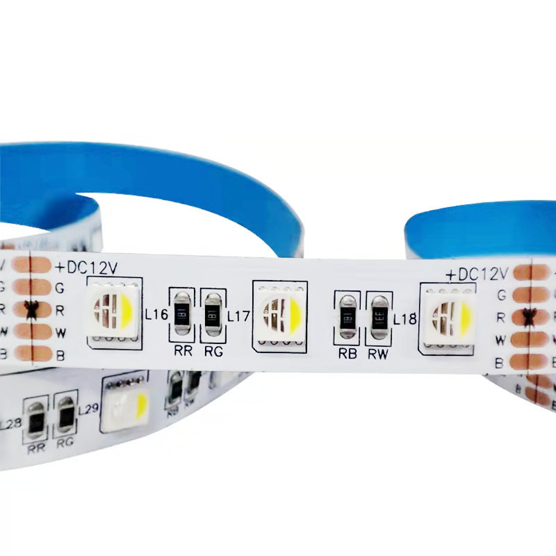 5050 RGBW 4-u-1 niskonaponska LED traka, samoljepljiva, fleksibilna, promjena boje, meka svjetlost