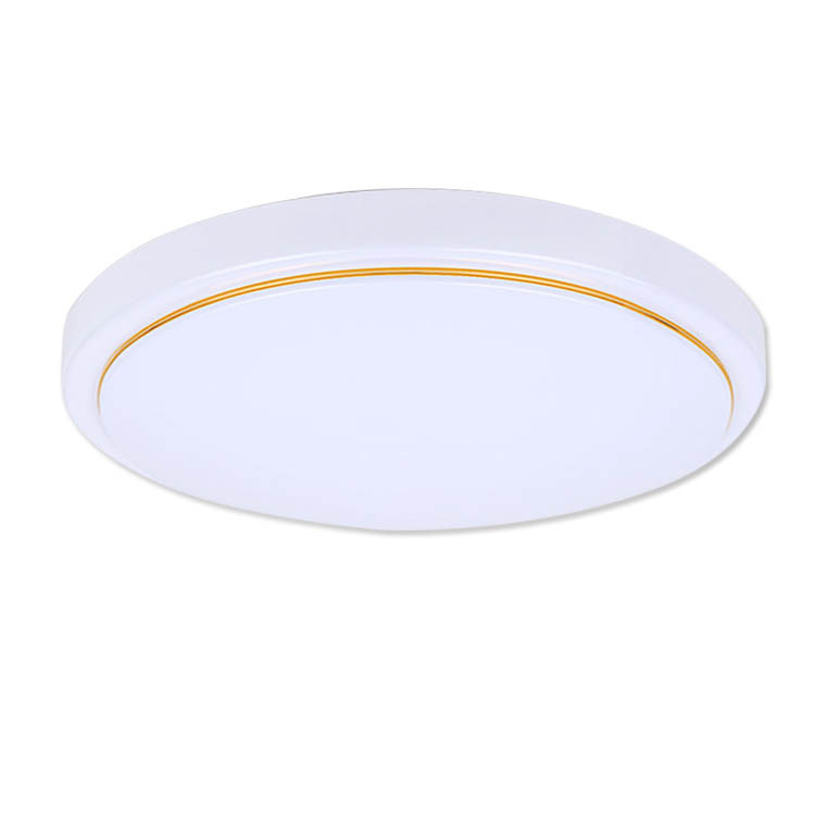 Set kućišta LED stropne lampe, kružnog oblika, minimalistički modern dizajn, PVC mliječno bijela, model 5555