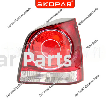 Zadné svetlo pre Volkswagen Polo 9N3 (2005–2010) — kryt zadného svetla bez žiarovky, kódy 6Q6945095AB 6Q6945096AB