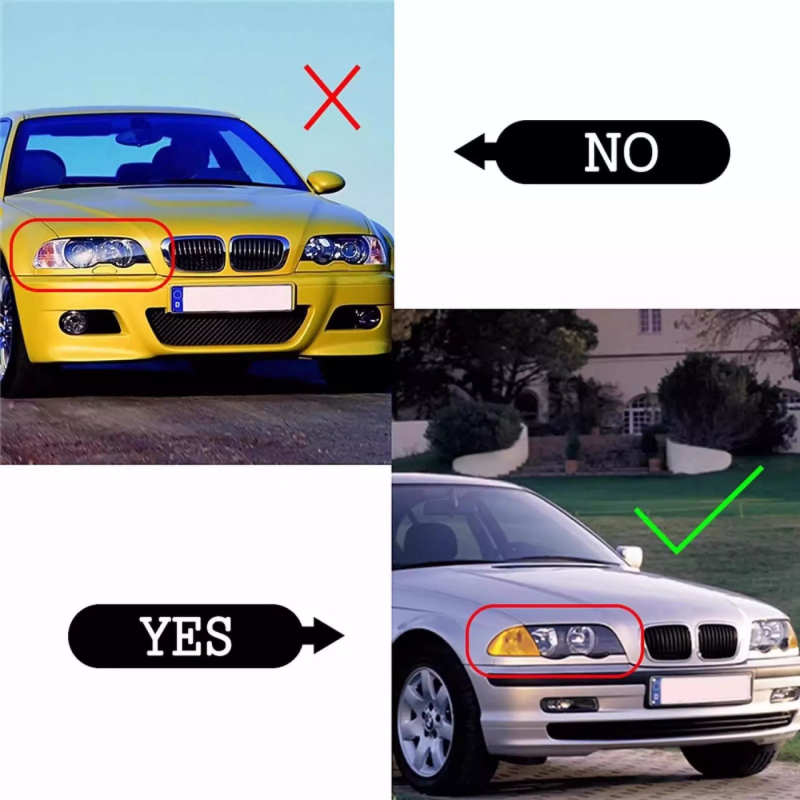 BMW E46 3. serija (1998–2001): prednji poklopac svjetla i kućište prednjeg svjetla