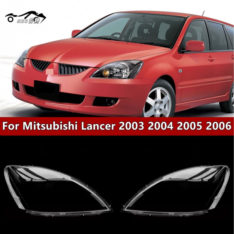 Prozirni poklop farova za Mitsubishi Lancer (model 2003) — prednji far