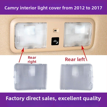Toyota Camry vnútorné osvetlenie kryt — kryt čítacej lampy, kryt stropného svetla, kryt svetla mapy, kryt osvetlenia zadného sedadla