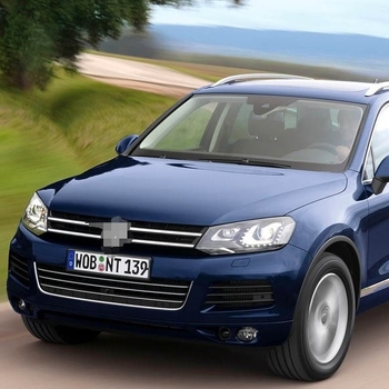 Volkswagen Touareg предни фарове — прозрачен капак за фарове (модели 2011–2014)