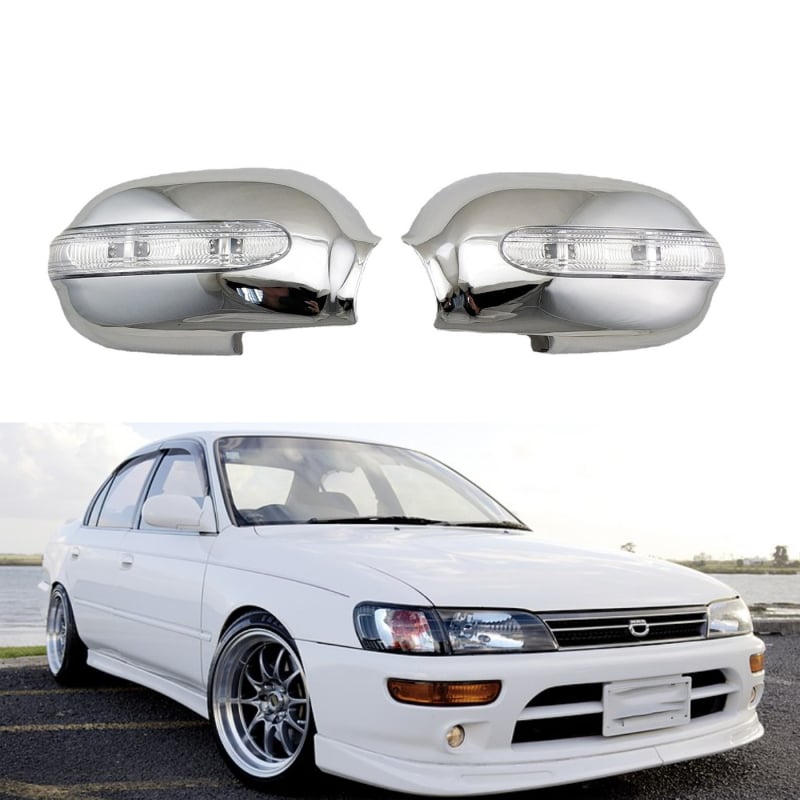 Хромирано покритие на огледалото за обратно виждане за Toyota Corolla (1996-2000)