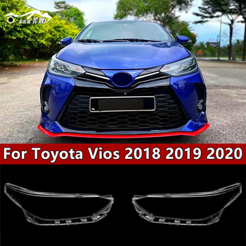 Poklopac prednjeg svjetla za Toyota Vios (2018–2020), prozirna maska prednjeg svjetla, kompatibilan s Yaris međunarodnoj verziji