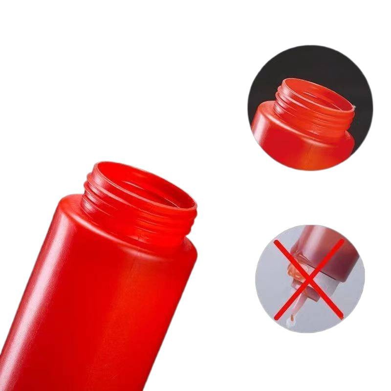 3 plastične bočice za umake za istiskivanje: kečap, sos od ostrige, dresing za salatu i ulje